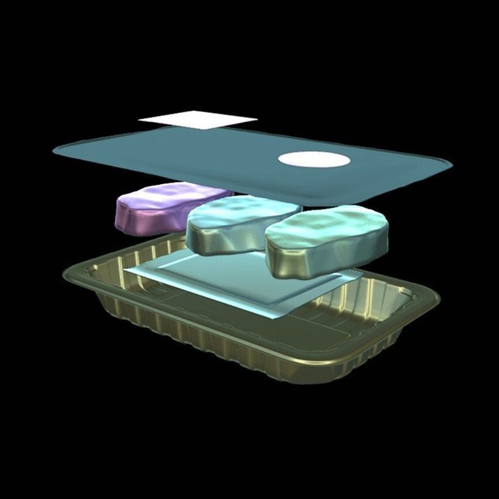 Pork Chops Package 3D model_7