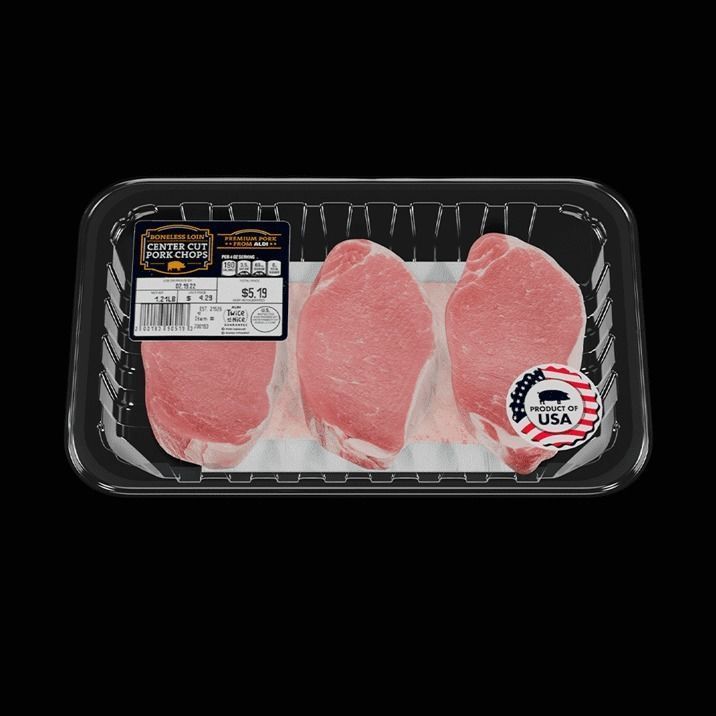 Pork Chops Package 3D model_2