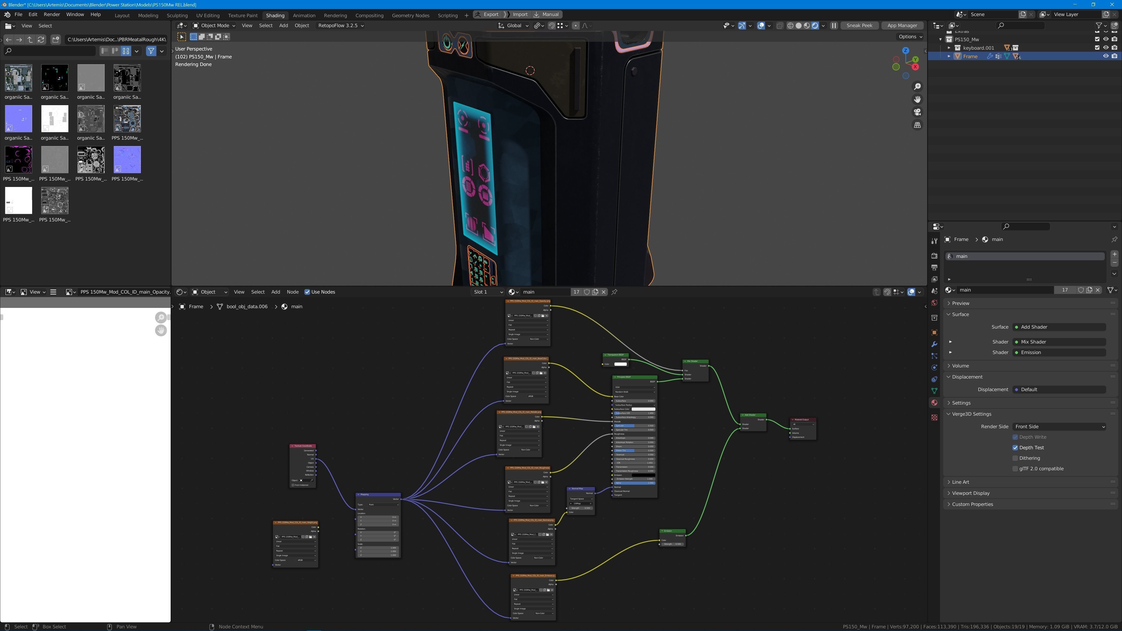 Futuristic Portable Mini Power Station 3D model_11