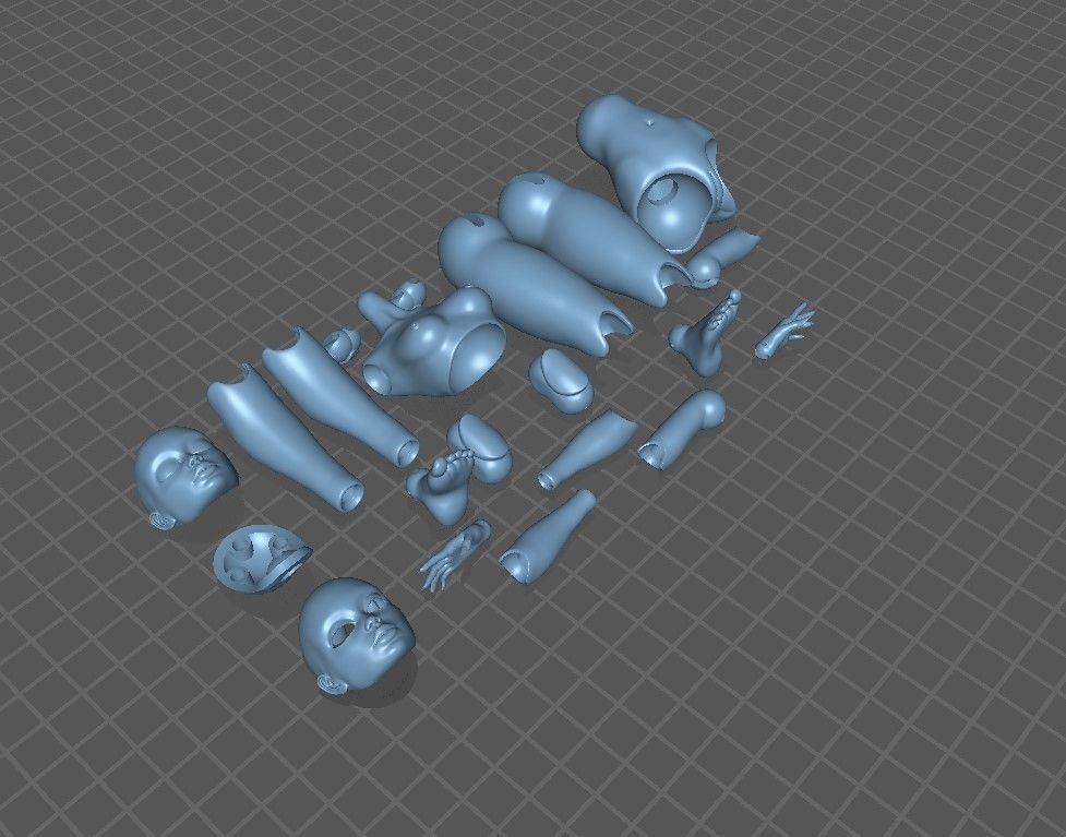 BJD doll Magna 20cm 3D print model_19