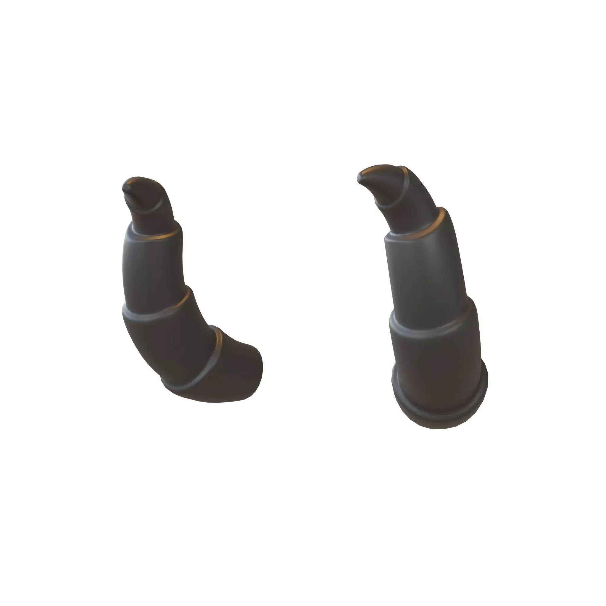 Demon Horn v2 003 Low-poly 3D model_0