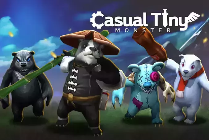 Casual Tiny Monster - Bear Pack