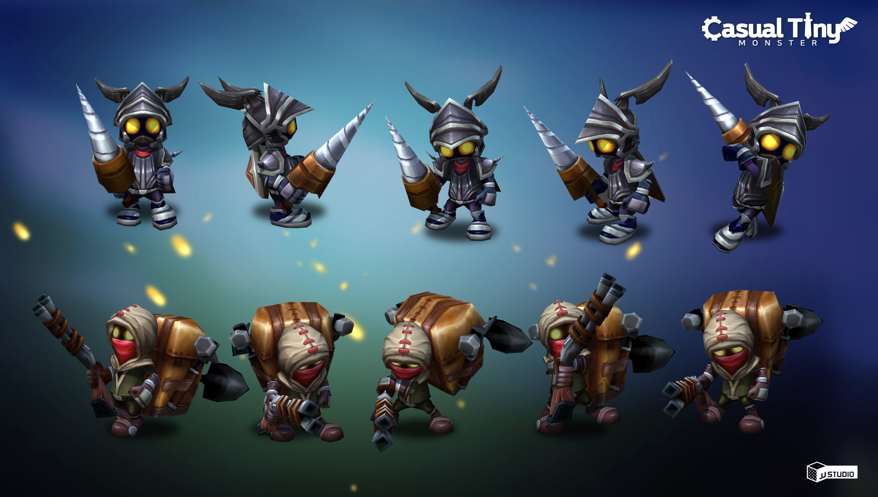 Casual Tiny Monster - Caveman Pack Low-poly 3D model_2