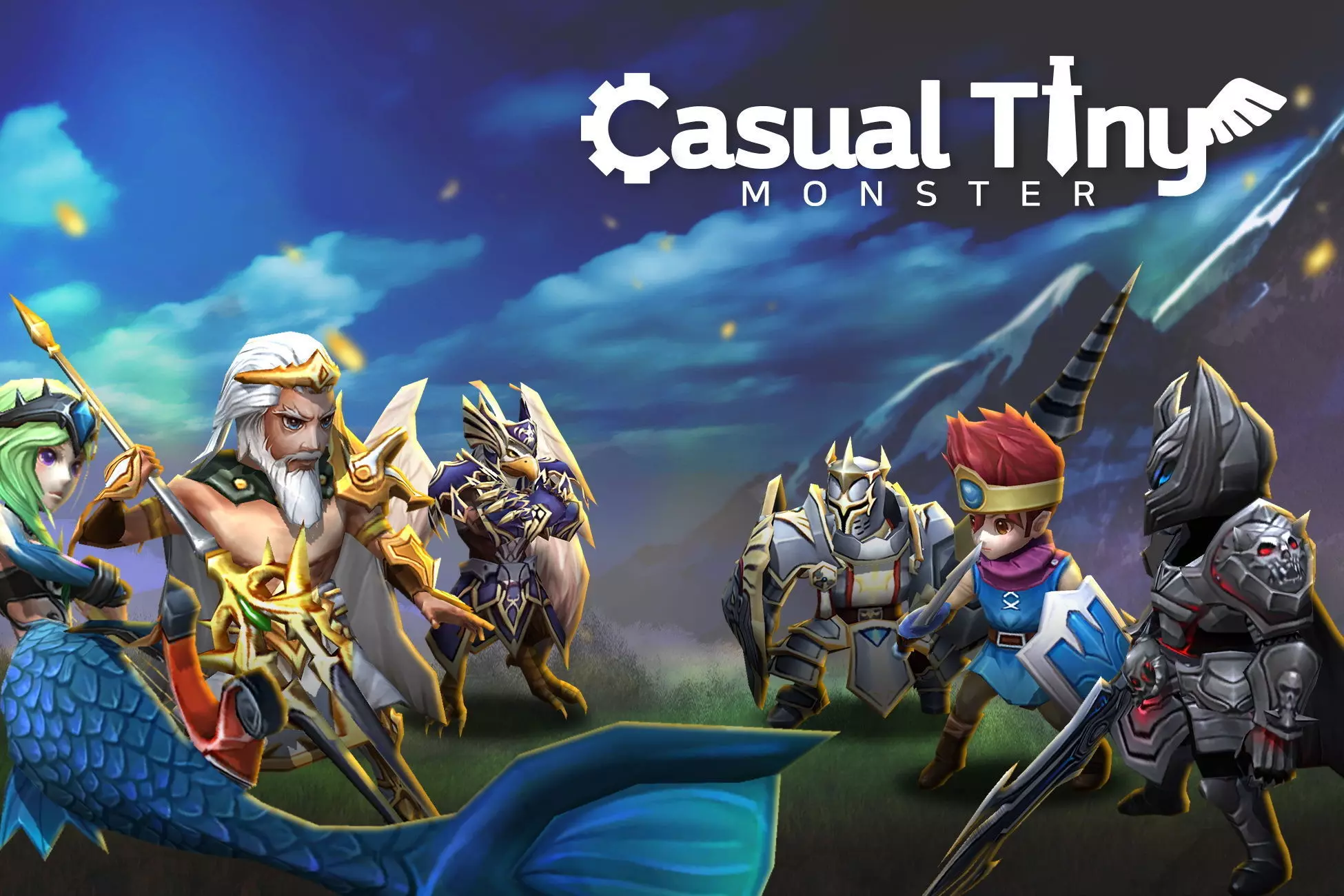 Casual Tiny Monster - Collection Pack 1 Low-poly 3D model_0