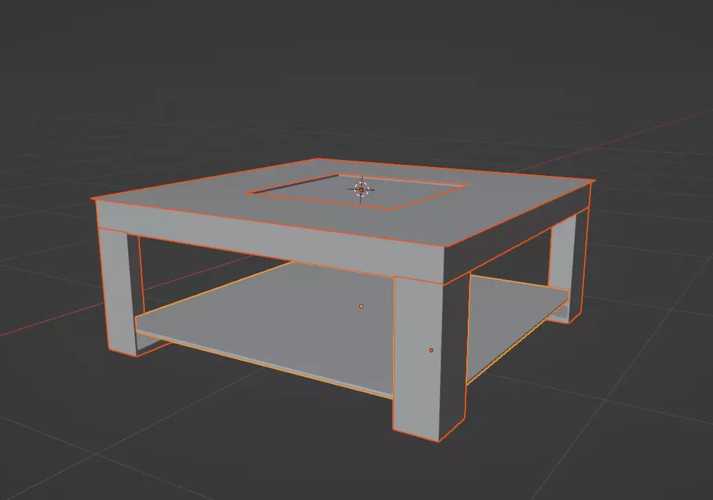 Tableeee coffee table Free 3D model_0