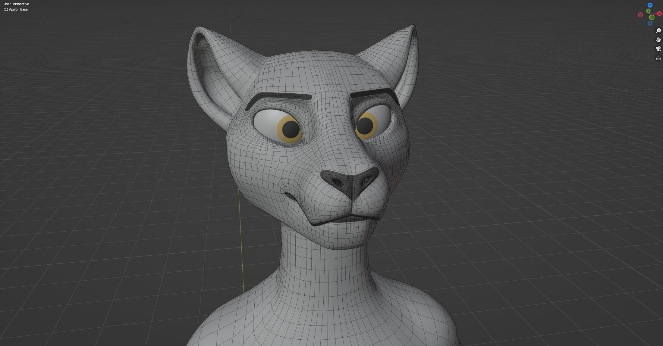 Apolo Anthro White Lion 3D model_56