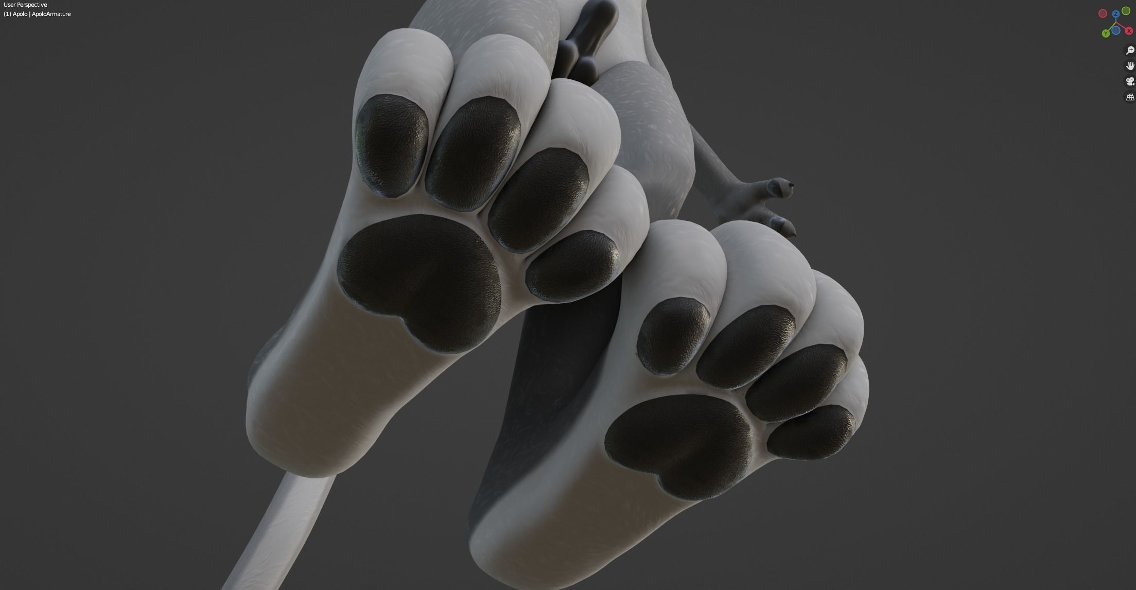 Apolo Anthro White Lion 3D model_53