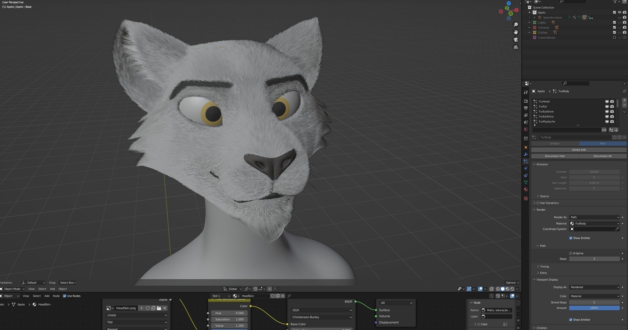 Apolo Anthro White Lion 3D model_87