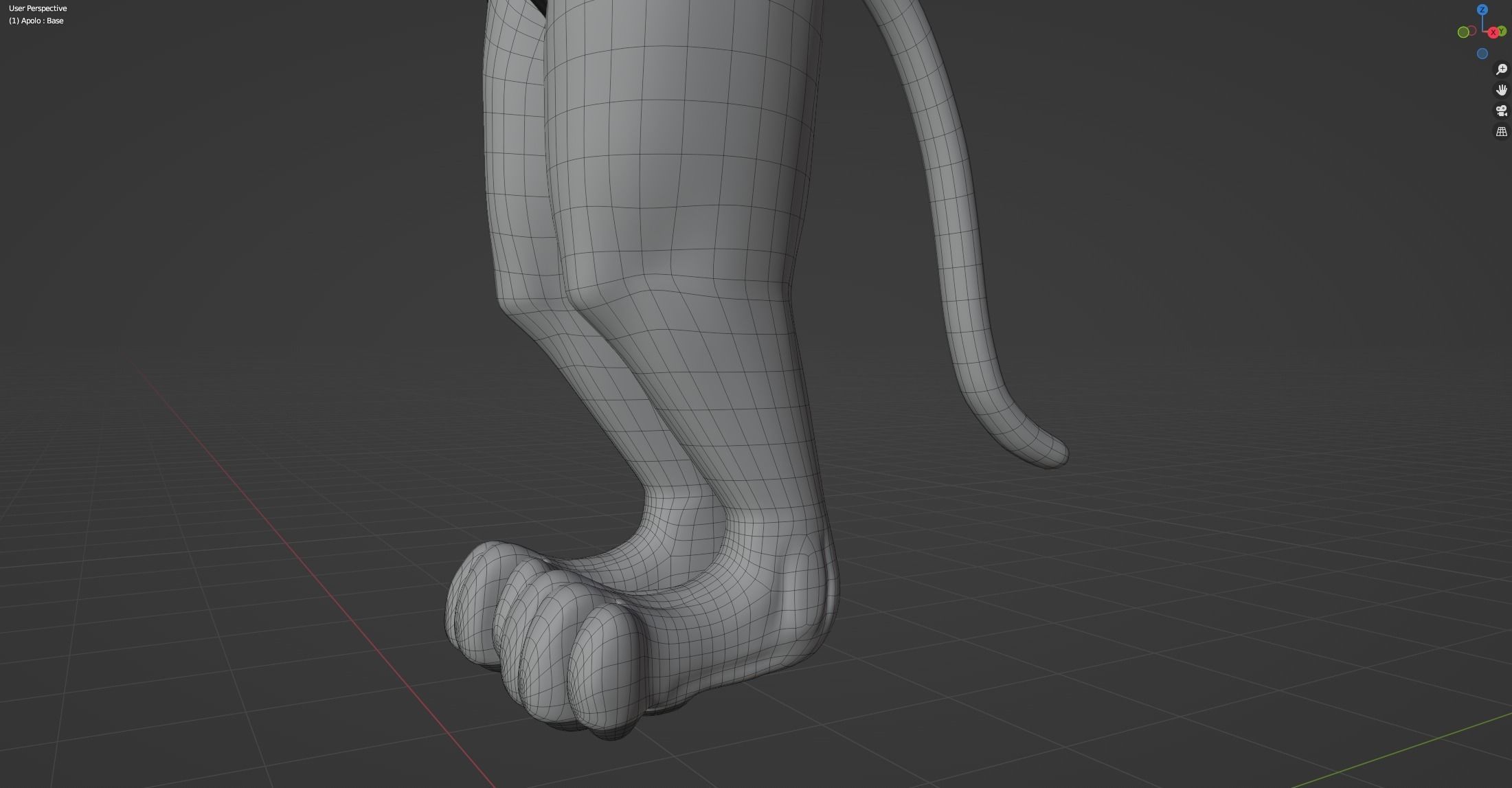 Apolo Anthro White Lion 3D model_63