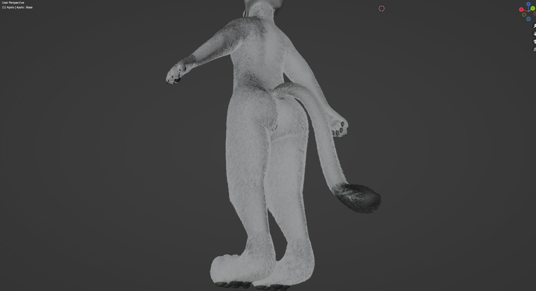 Apolo Anthro White Lion 3D model_89