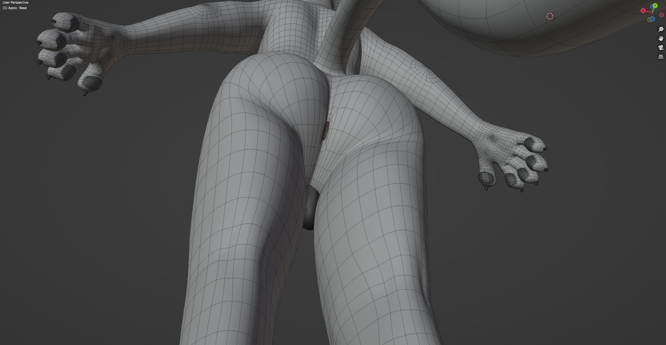 Apolo Anthro White Lion 3D model_65