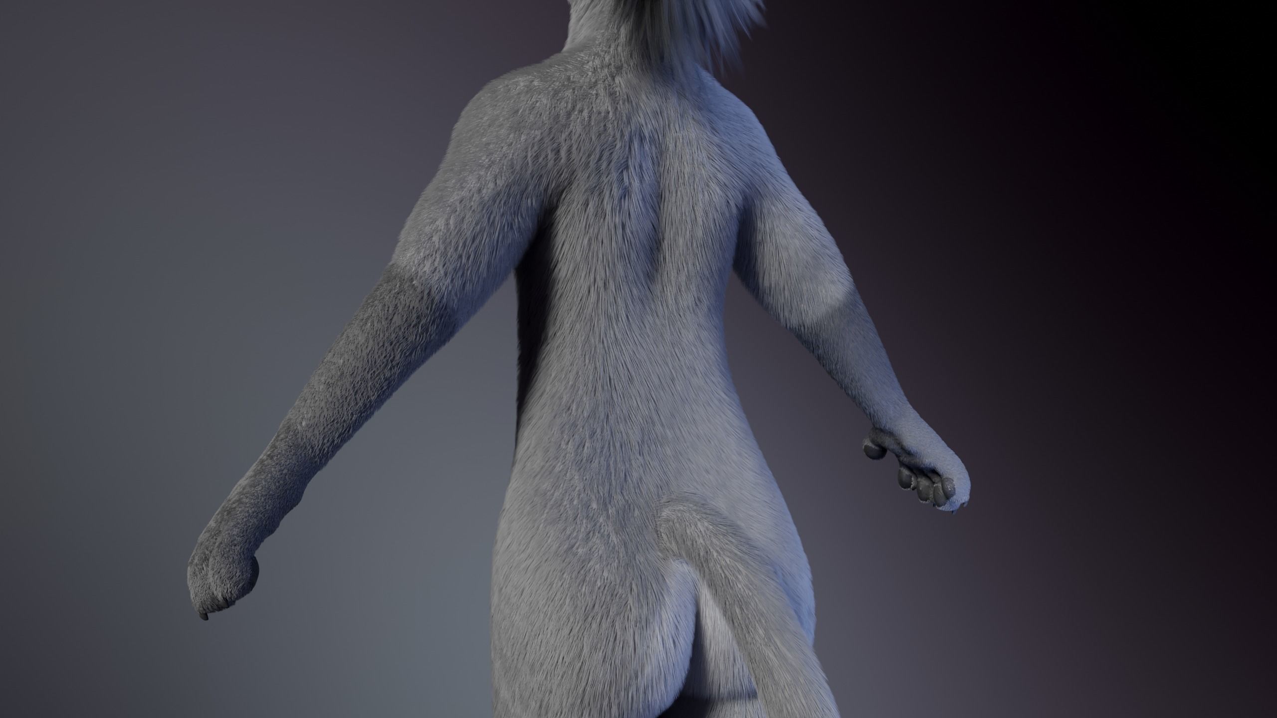 Apolo Anthro White Lion 3D model_7