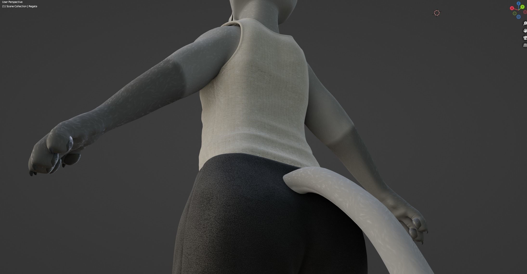 Apolo Anthro White Lion 3D model_76