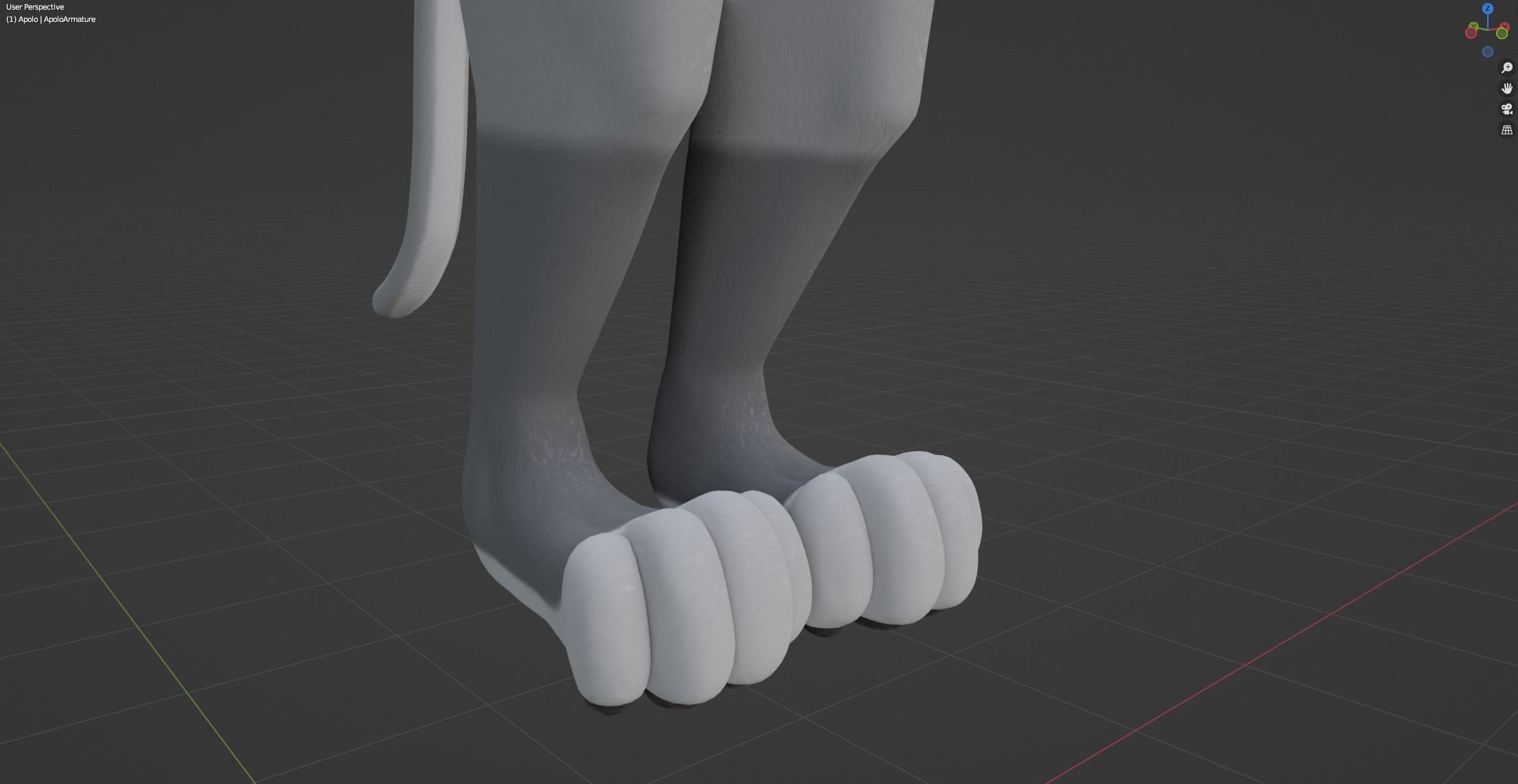 Apolo Anthro White Lion 3D model_52