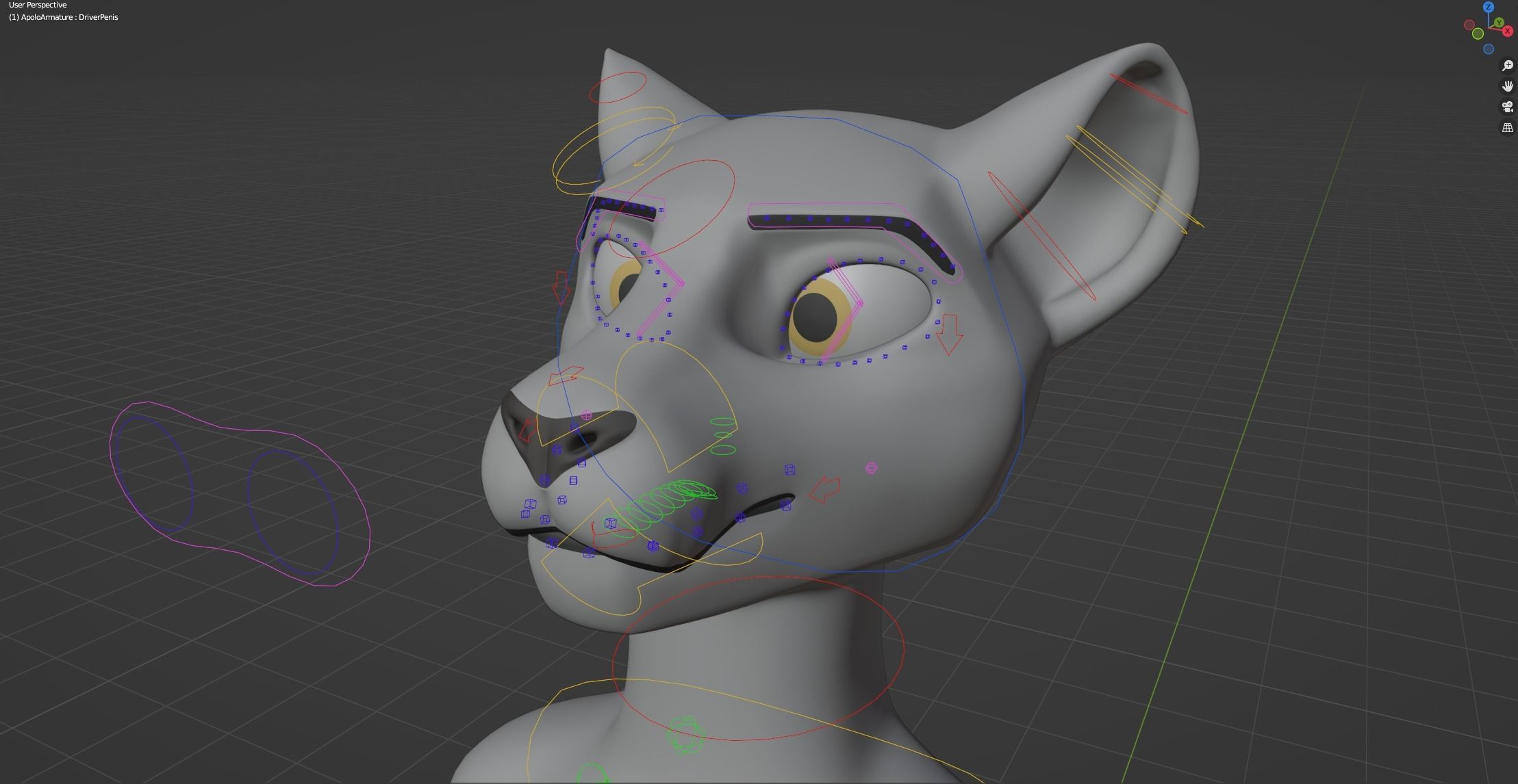 Apolo Anthro White Lion 3D model_45