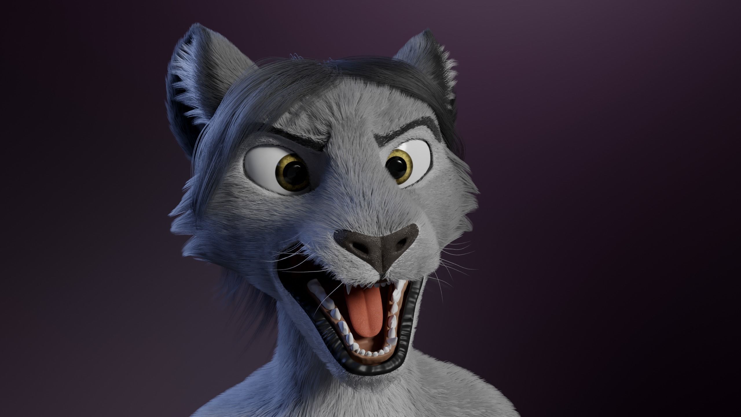 Apolo Anthro White Lion 3D model_33