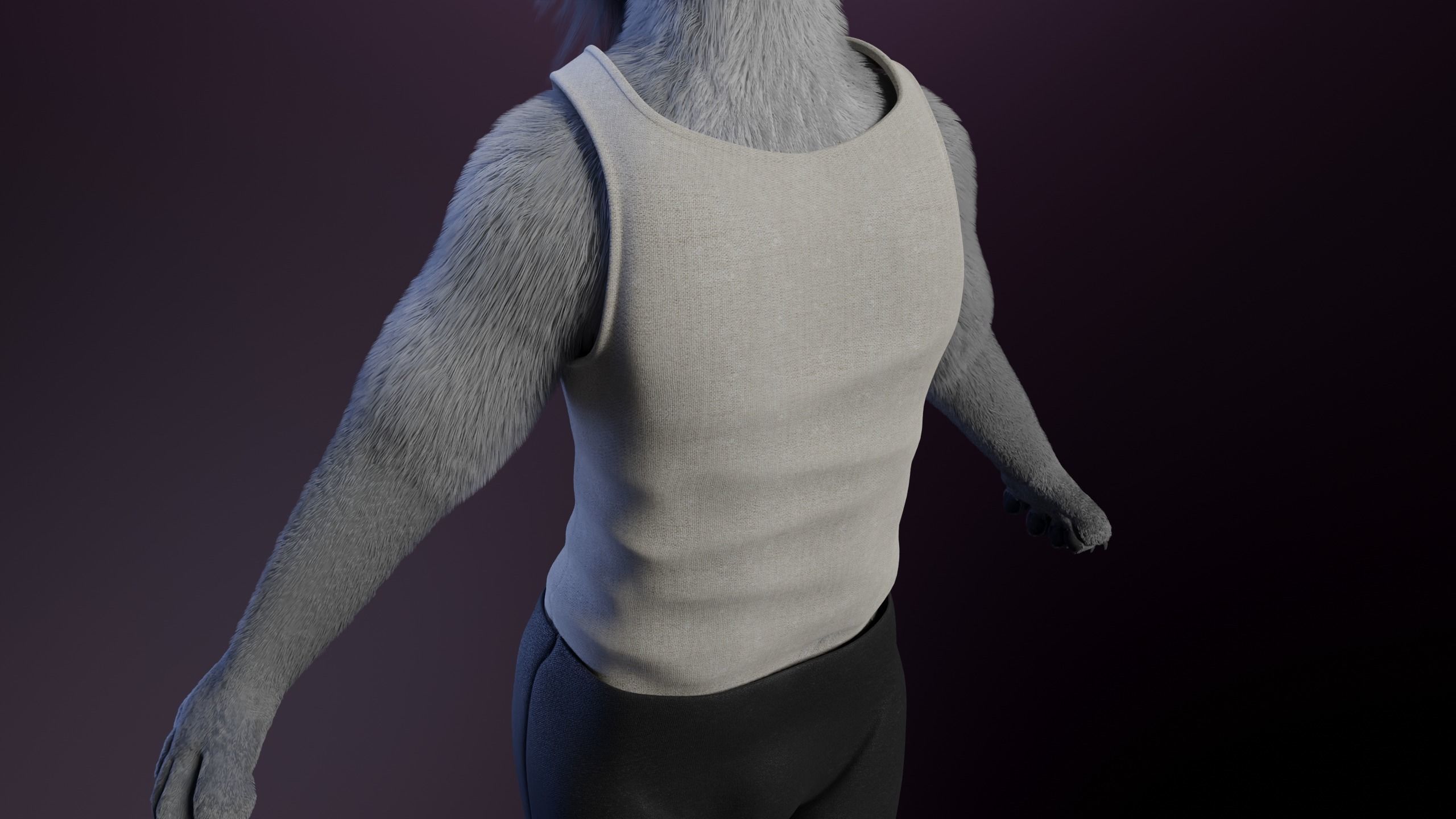 Apolo Anthro White Lion 3D model_26