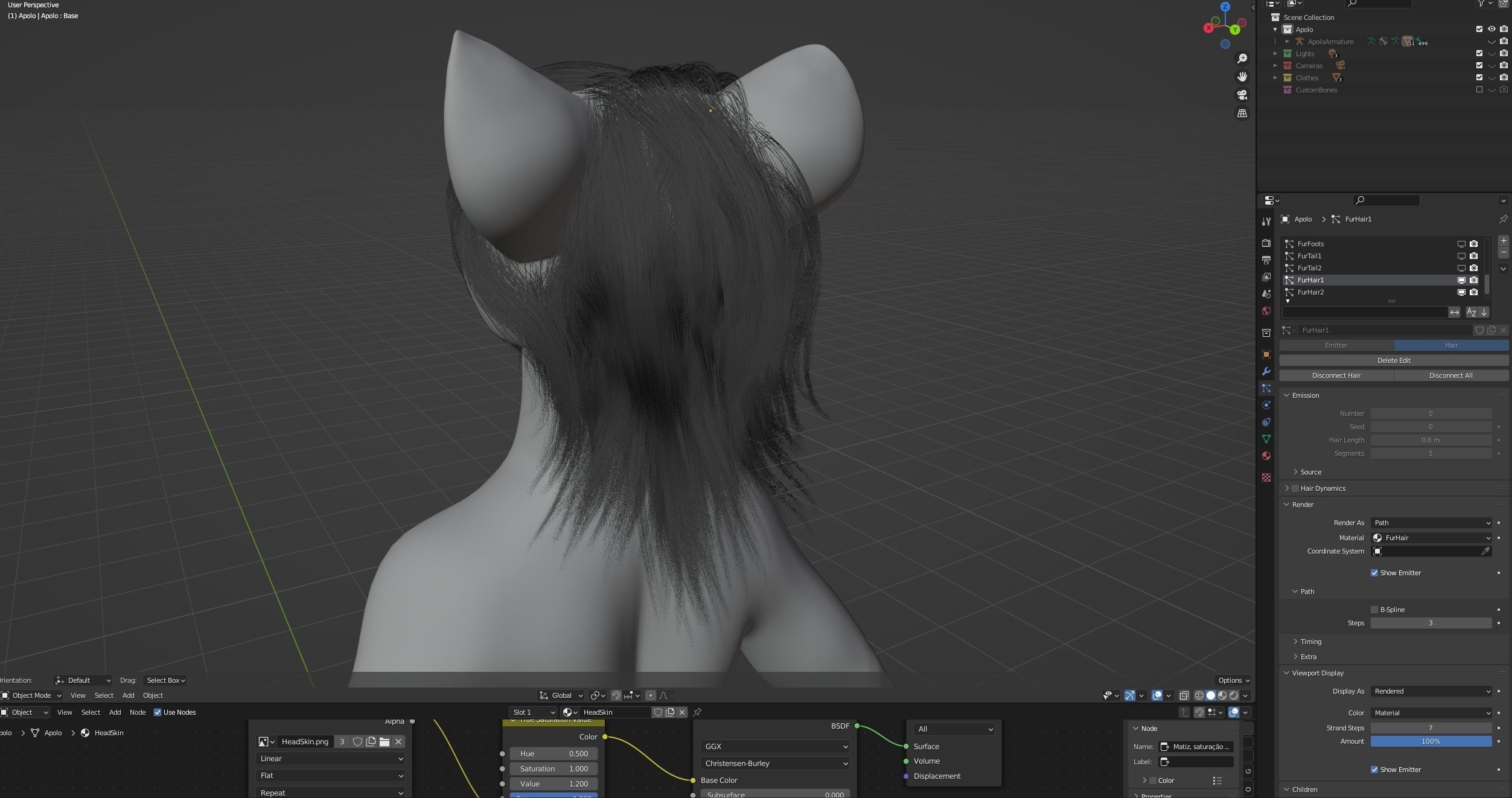 Apolo Anthro White Lion 3D model_91