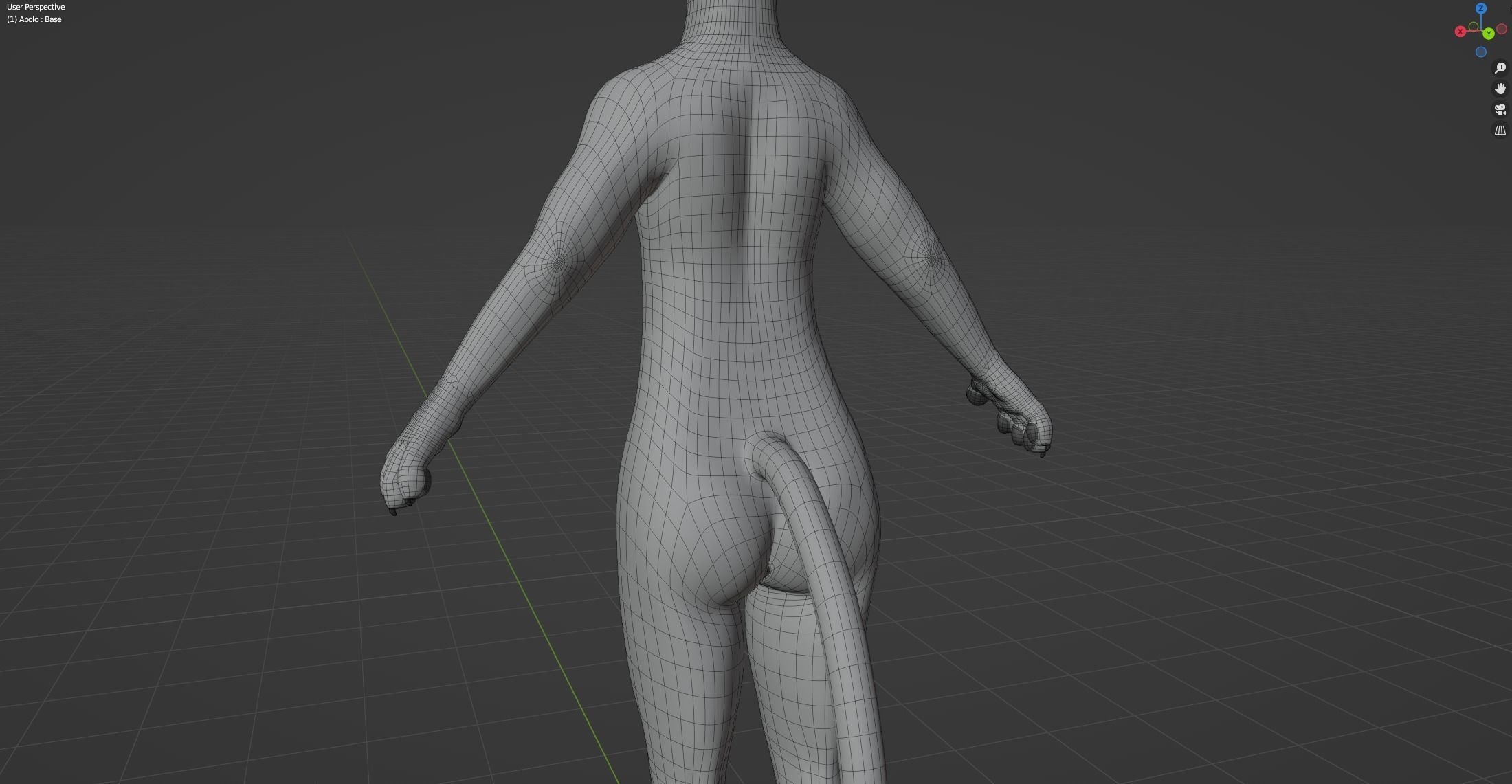 Apolo Anthro White Lion 3D model_60