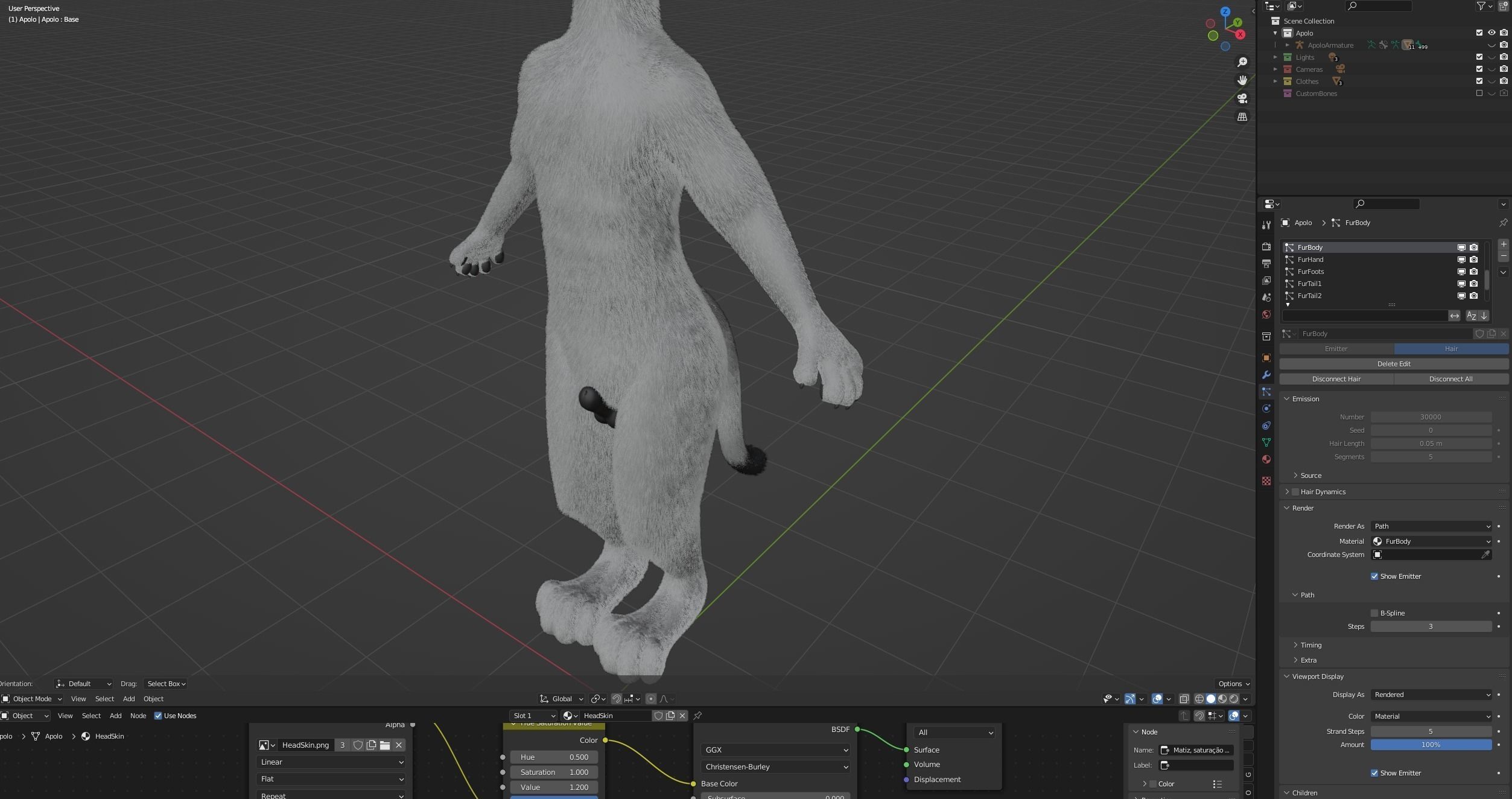 Apolo Anthro White Lion 3D model_88