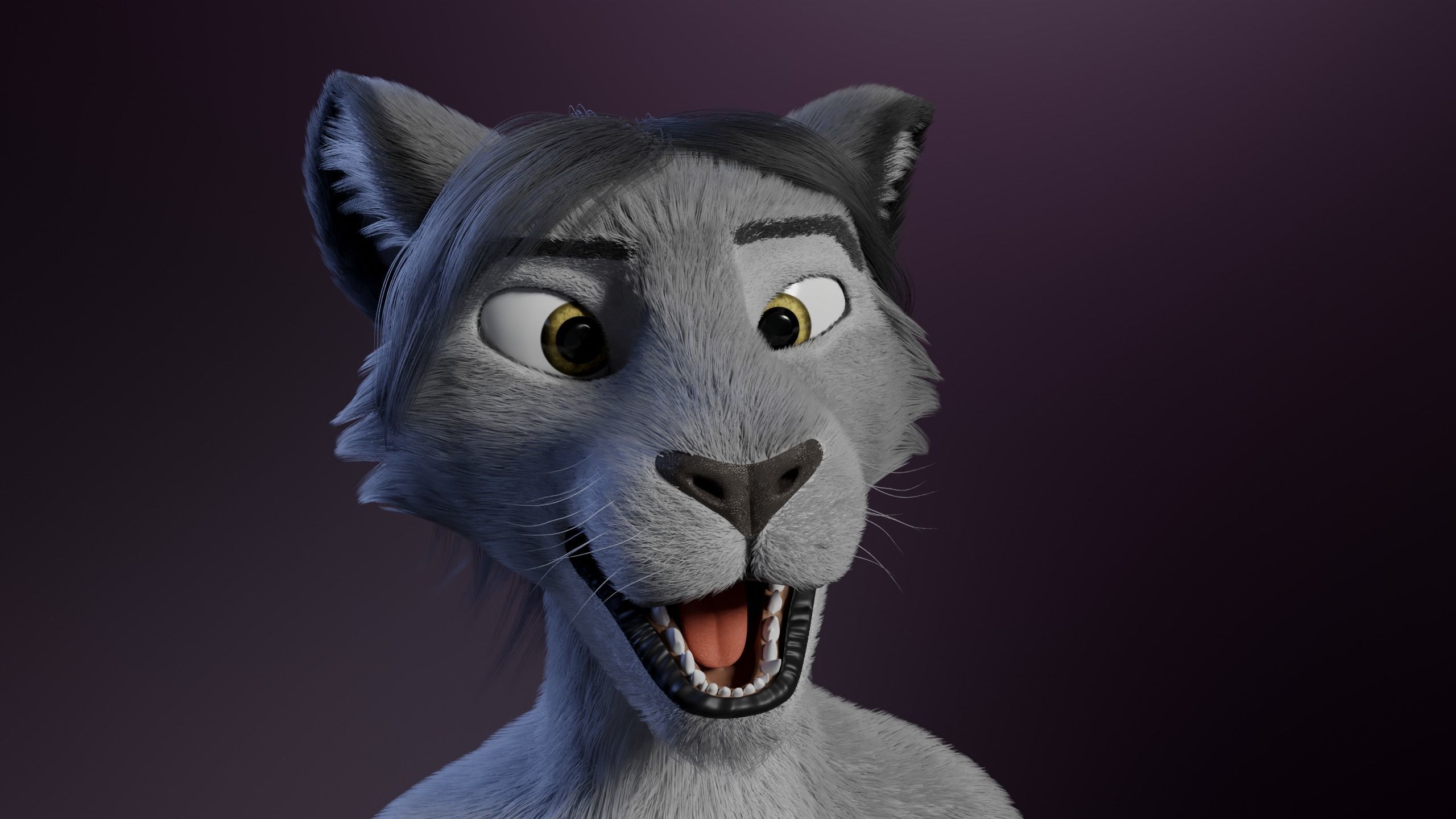 Apolo Anthro White Lion 3D model_31