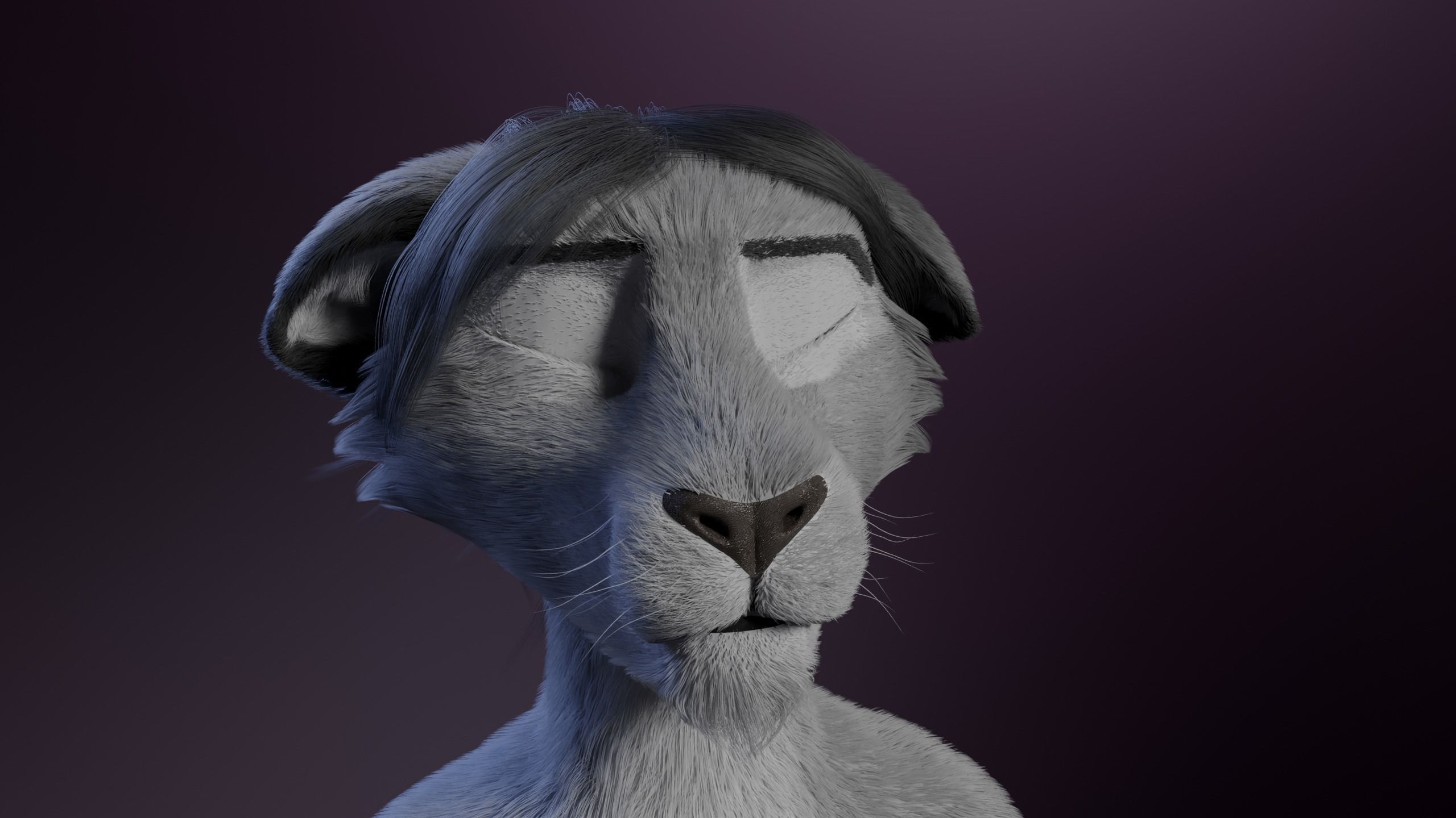 Apolo Anthro White Lion 3D model_32