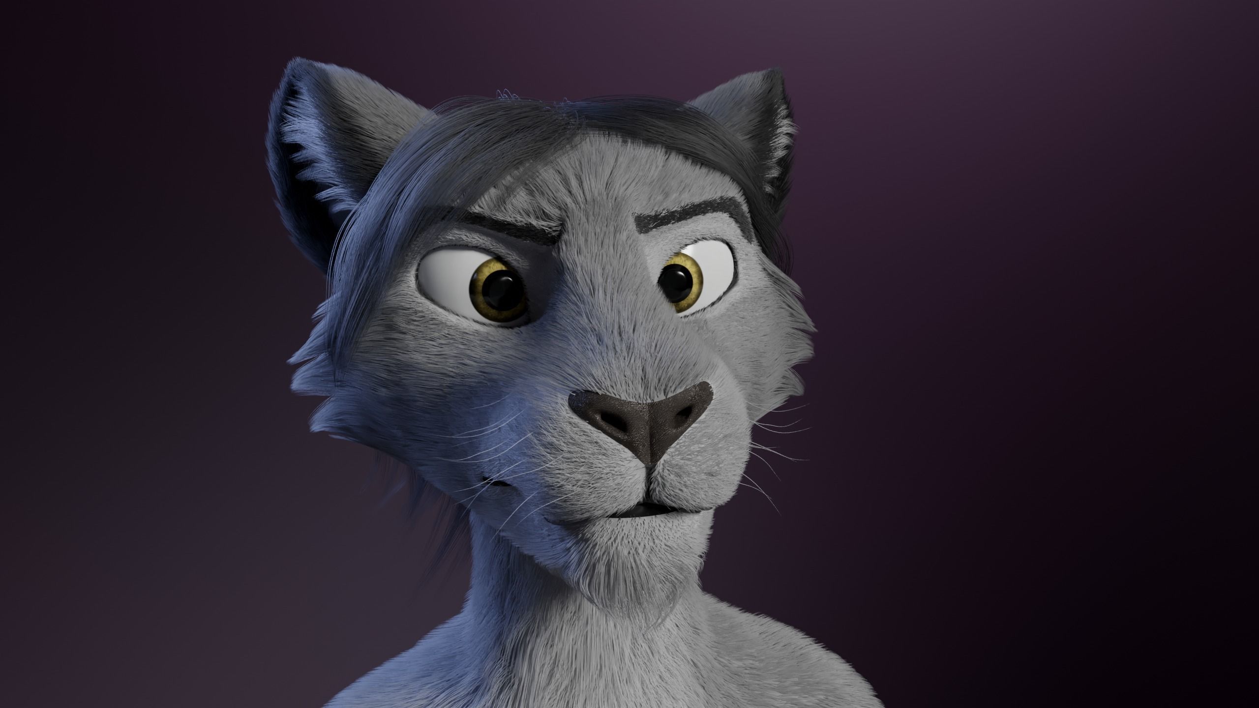 Apolo Anthro White Lion 3D model_30