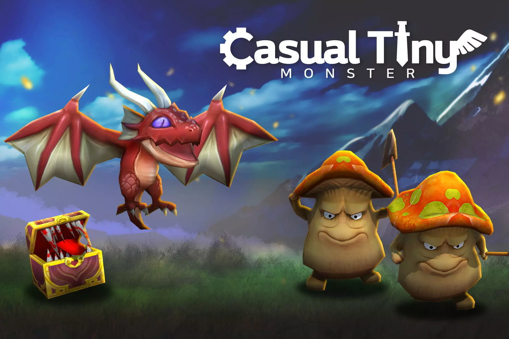 Casual Tiny Monster - Collection Pack 3 Low-poly 3D model_0