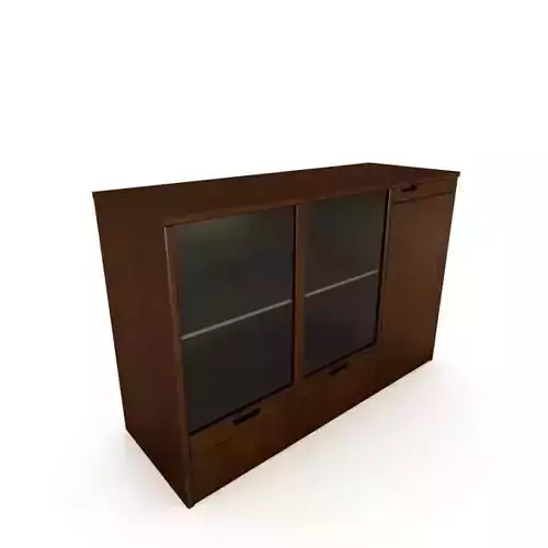 Wood And Glass Cabinet