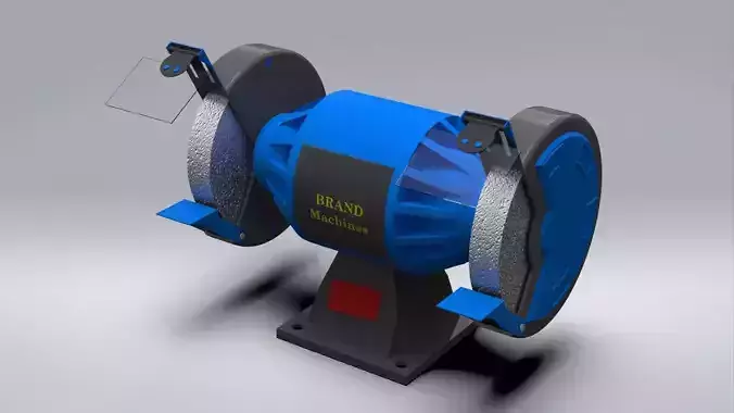 Bench Grinder with Buffing Disc 