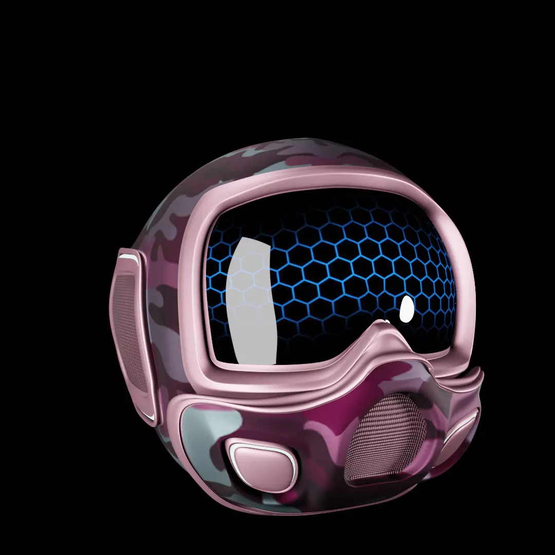 Robotic Helmet 3D model_0