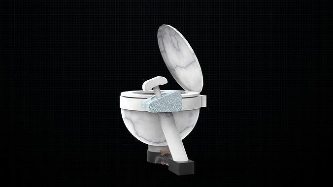 Ship toilet 3D model