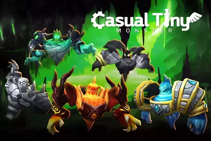 Casual Tiny Monster - Spiritking Pack Low-poly 3D model