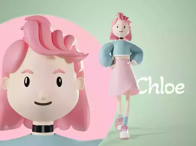 Chloe 3D Character woman 