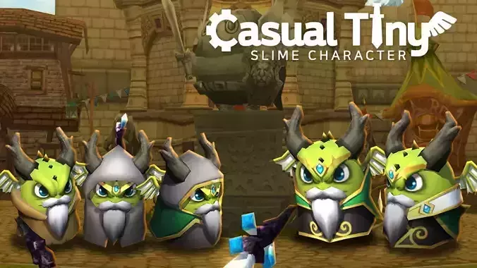 Casual Tiny Slime - Wizard Pack