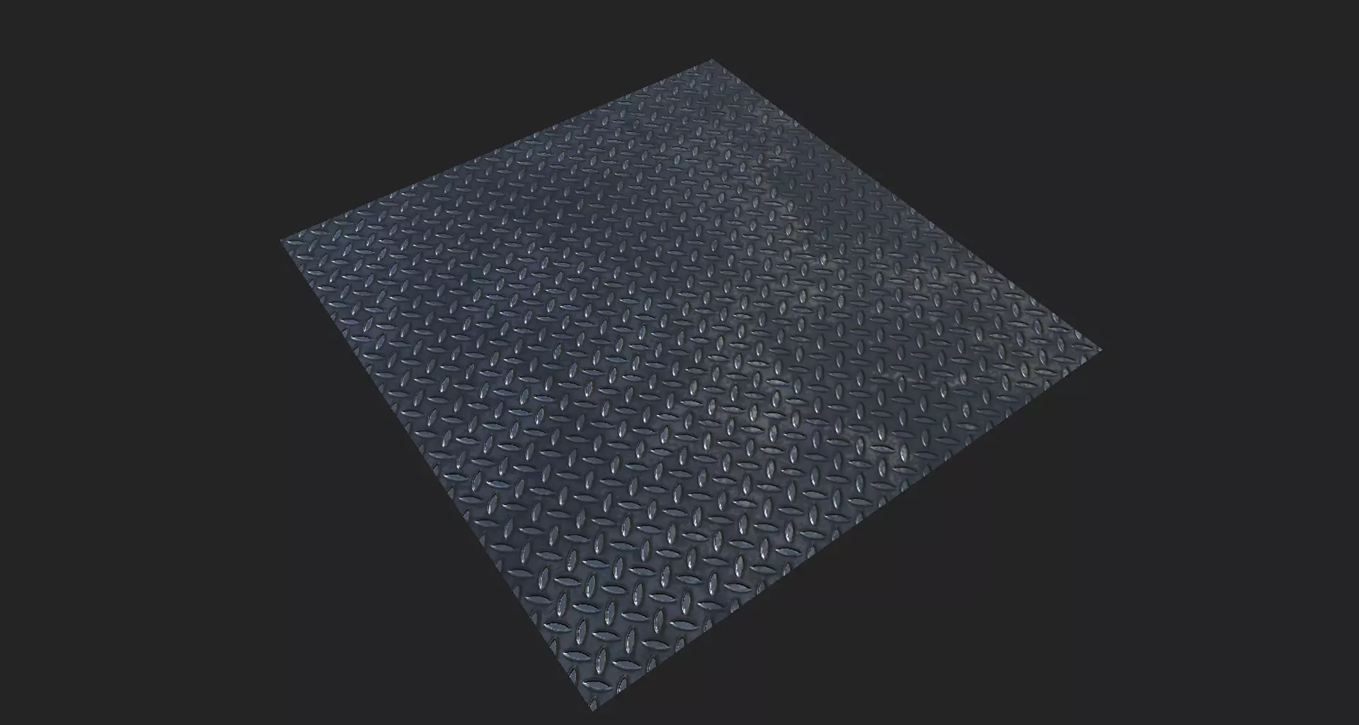 platform diamond plate texture 3D model_0
