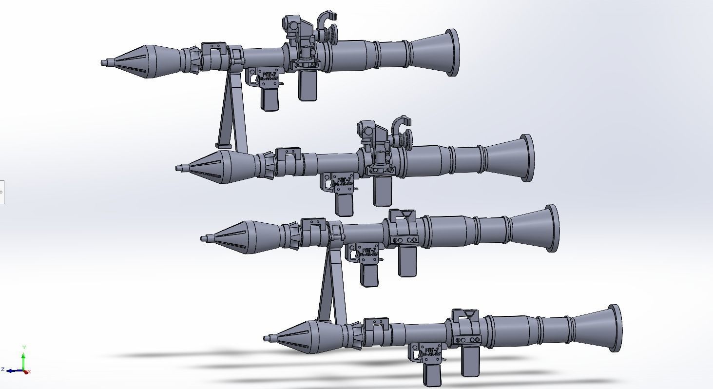 RPG-7 Fullpack 3D print model_2