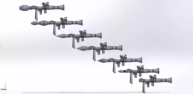 RPG-7 Fullpack 3D print model