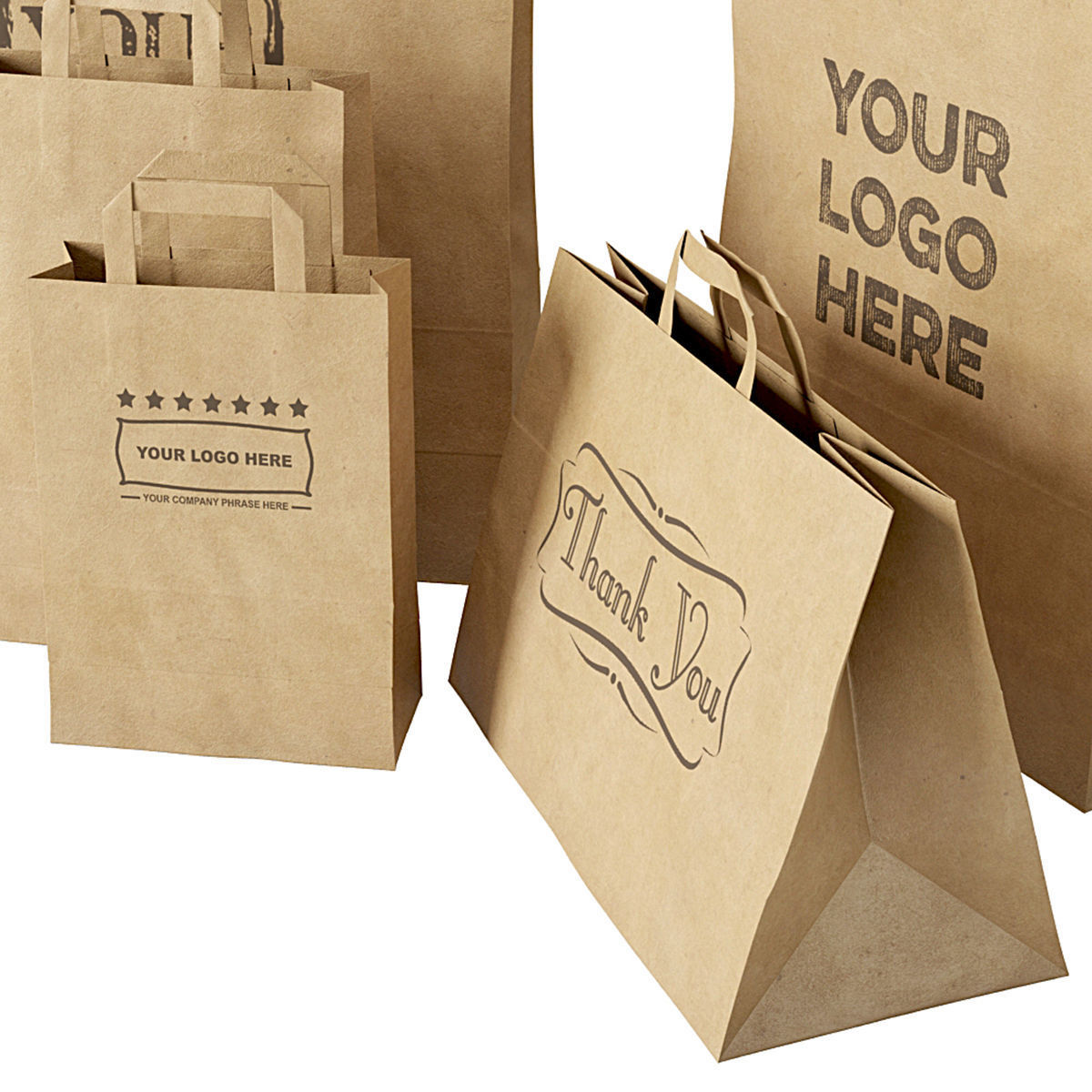 Paper bag 4 3D model_2