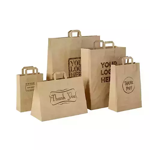 Paper bag 4 3D model