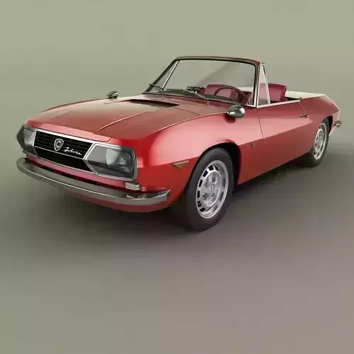 ミニカー LANCIA  FULVIA SPORT ZAGATO Lancia Fulvia Sport Zagato Spider 3D model | CGTrader