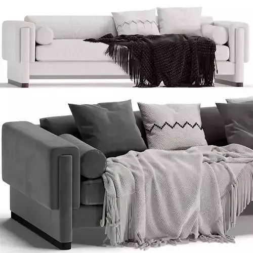 Howard Sofa by Egg Collective 2 Colors 3D model