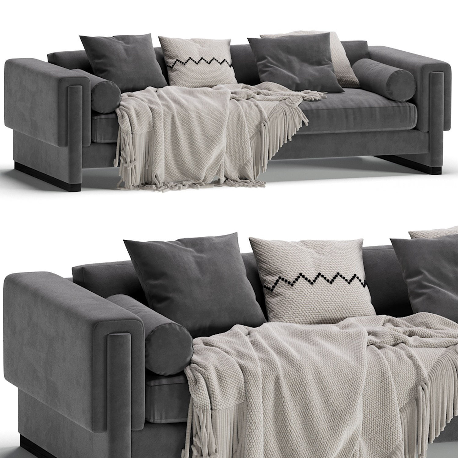 Howard Sofa by Egg Collective 2 Colors 3D model_5