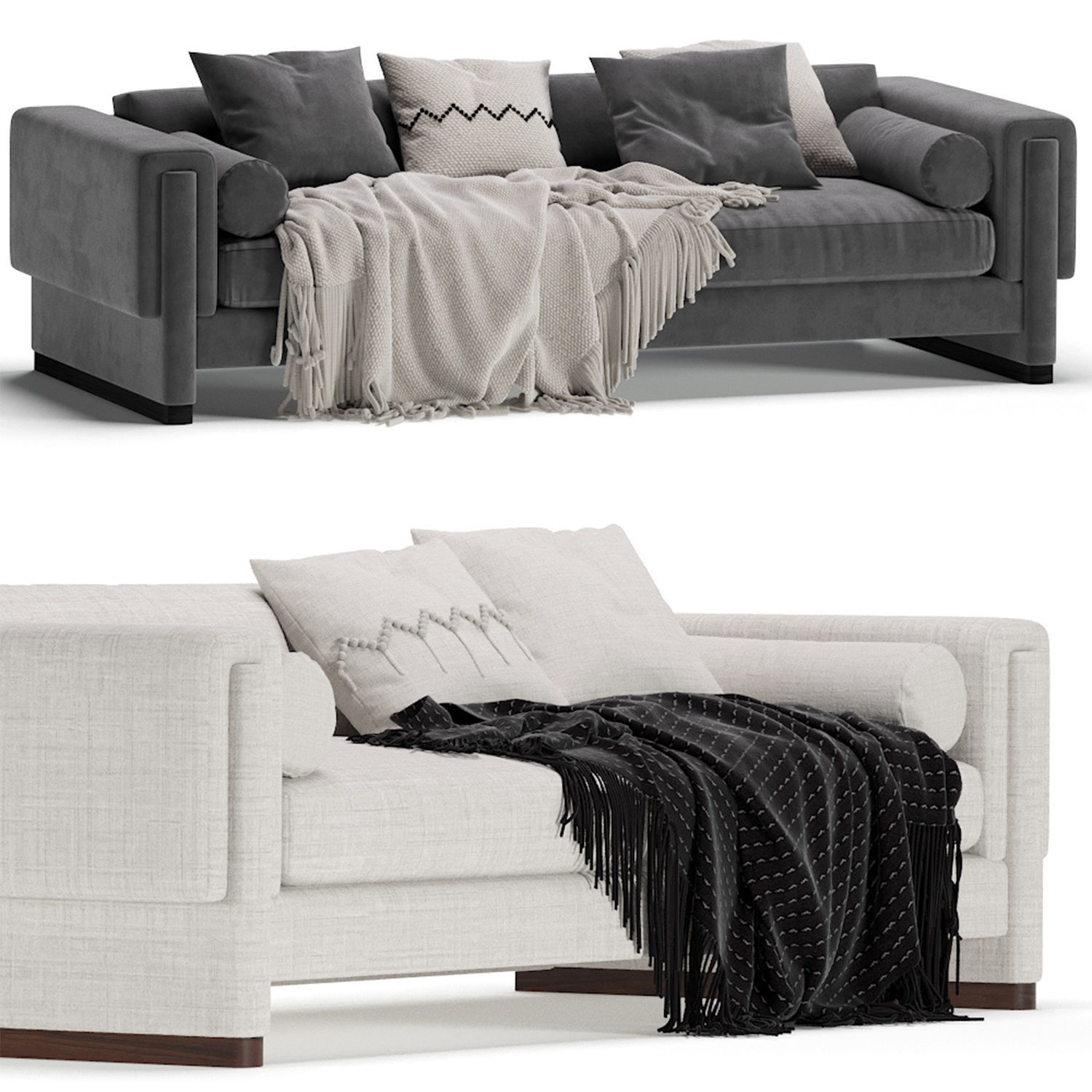 Howard Sofa by Egg Collective 2 Colors 3D model_3