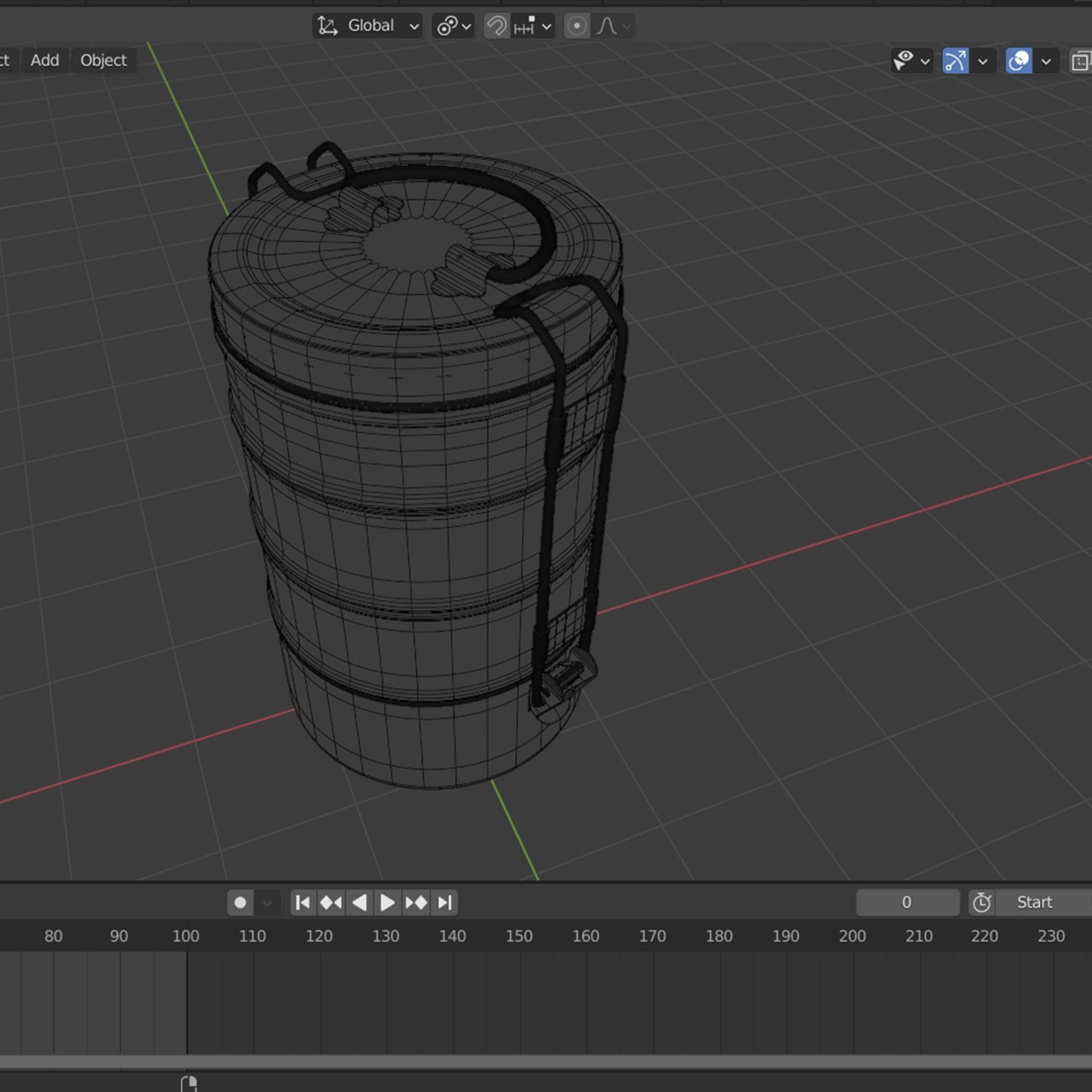 Multi Layer Tiffin Box 3D model_6