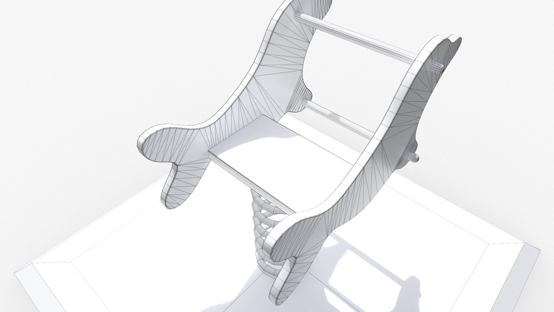 Spring Rider Seal Low-poly 3D model_5