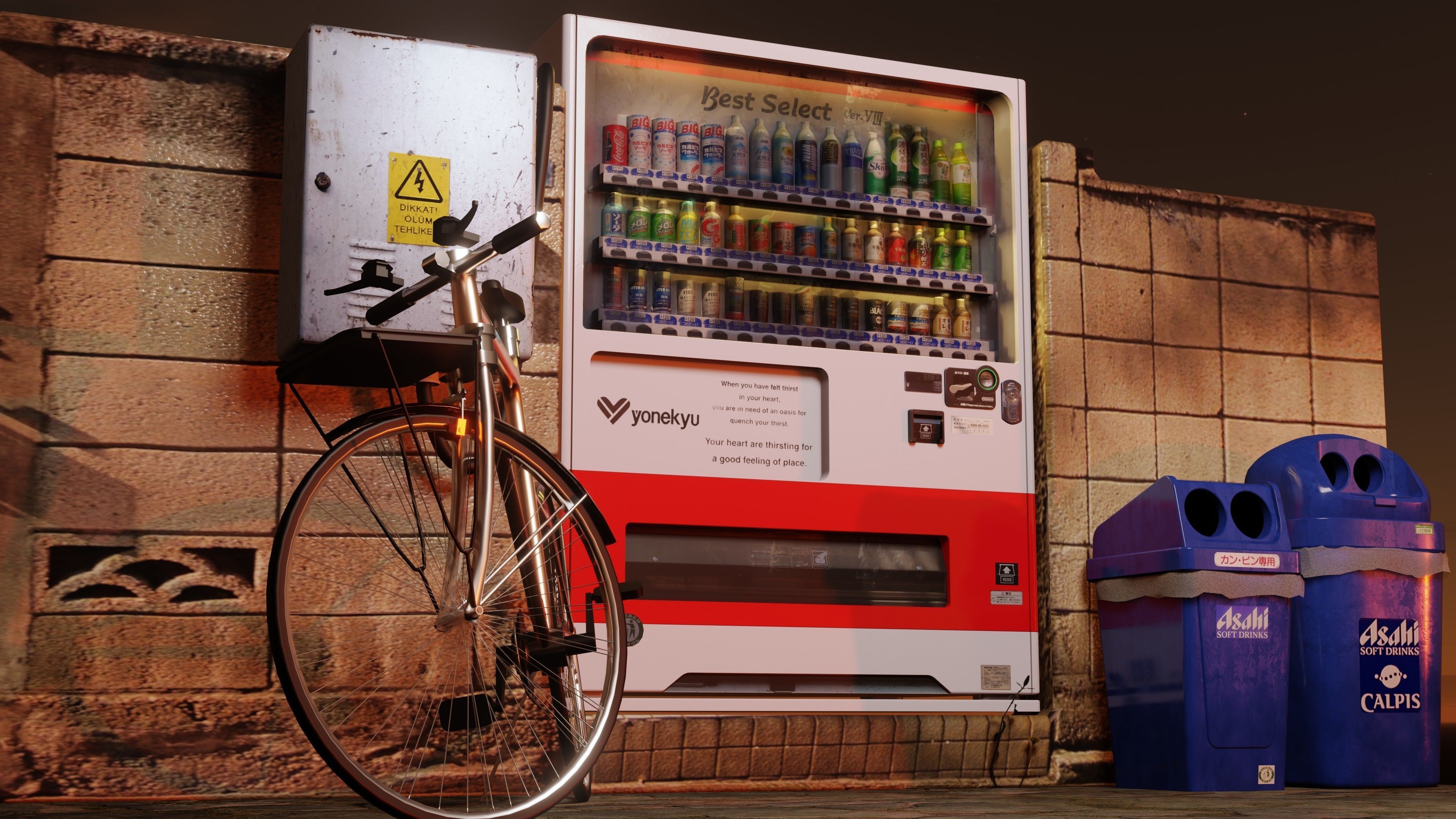 Vending Machine 2 Low-poly 3D model_4