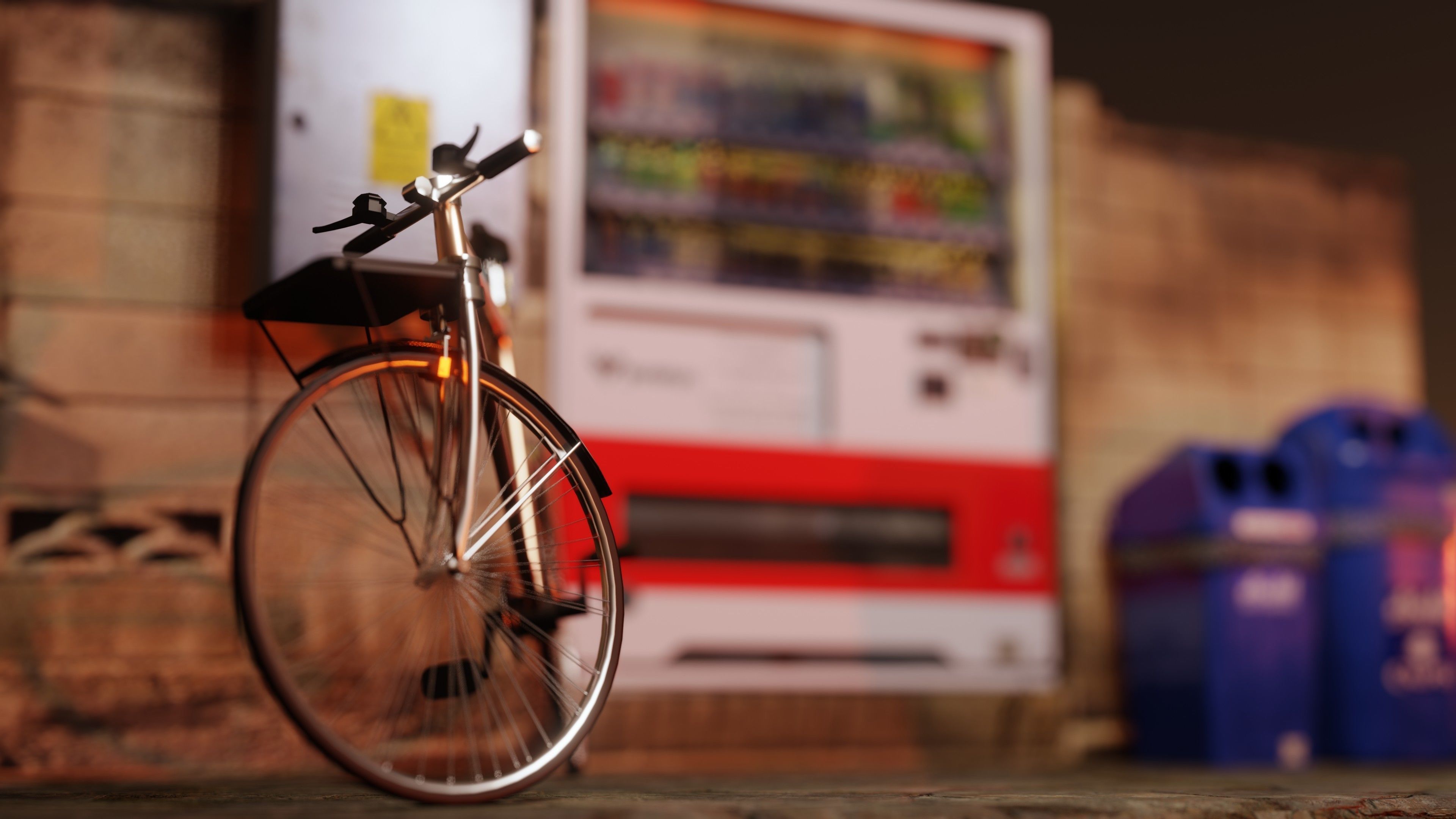 Vending Machine 2 Low-poly 3D model_6