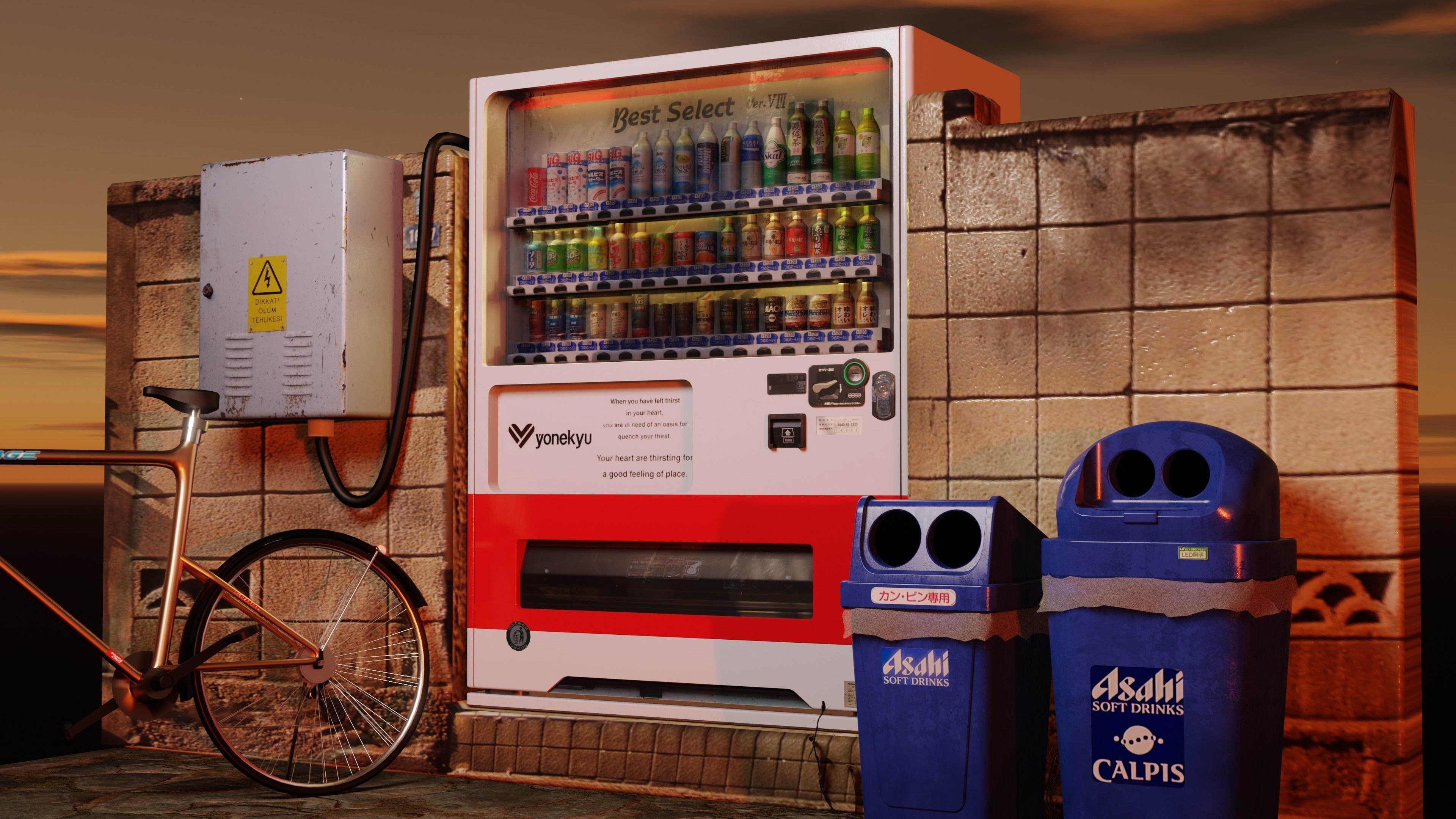 Vending Machine 2 Low-poly 3D model_11