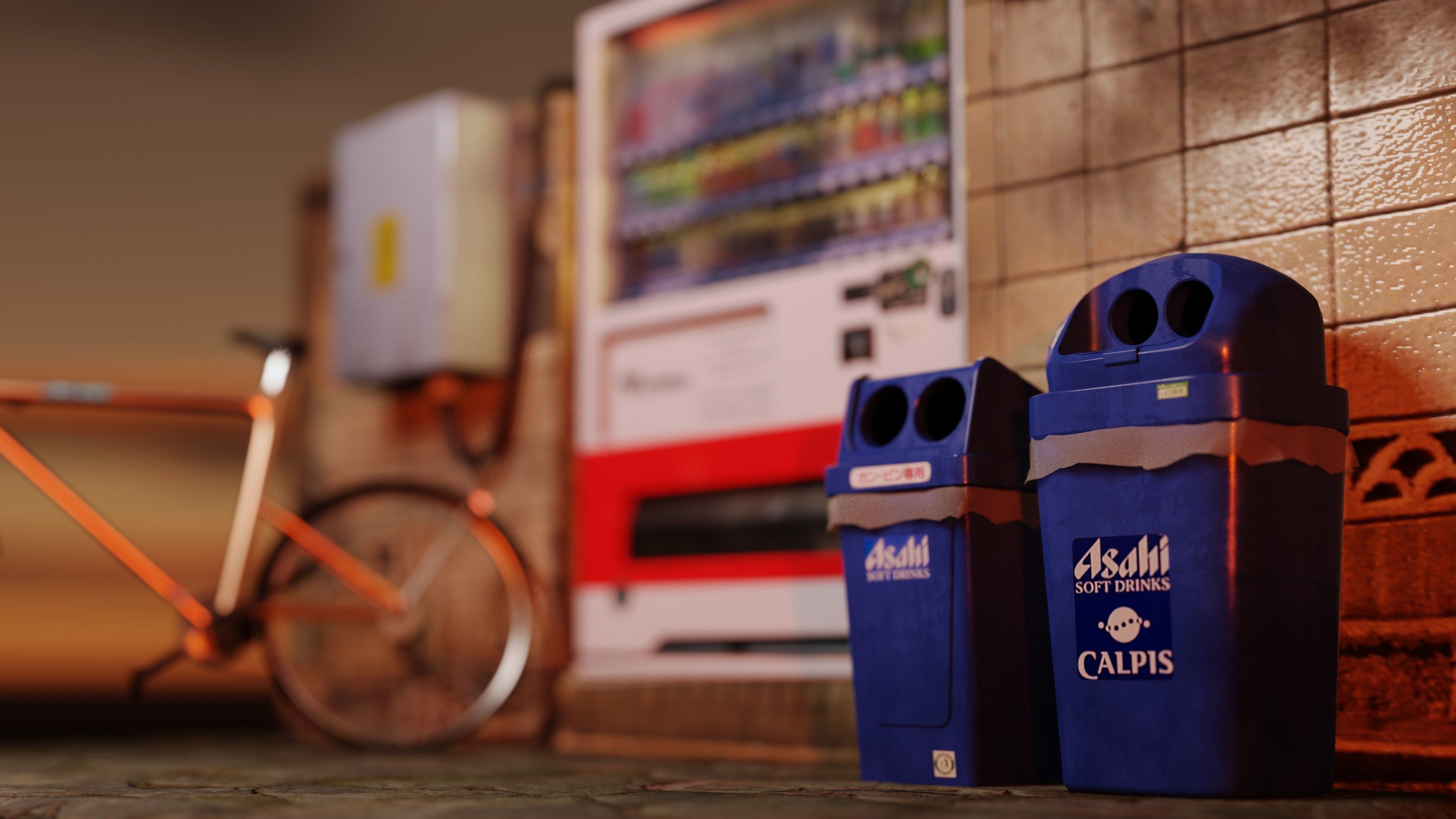 Vending Machine 2 Low-poly 3D model_5